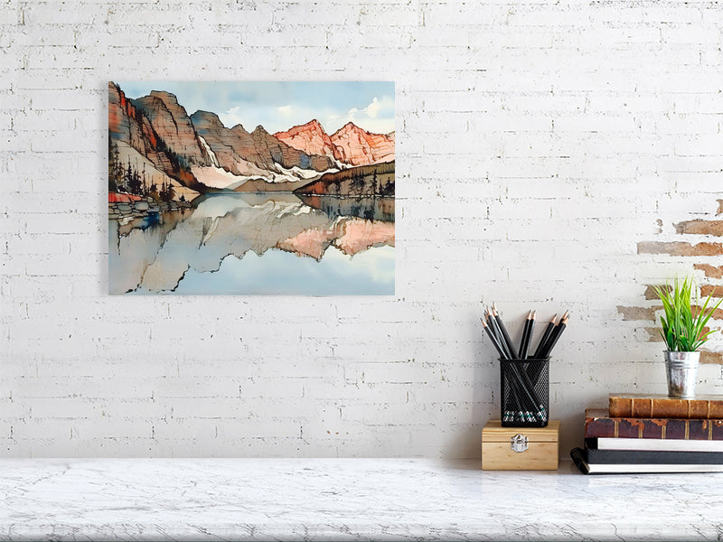 Fine Art Print - Scenic Mountain Reflection, Nature Decor, Home Aesthetic, Gift for Nature Lovers, Rustic Wall Decor