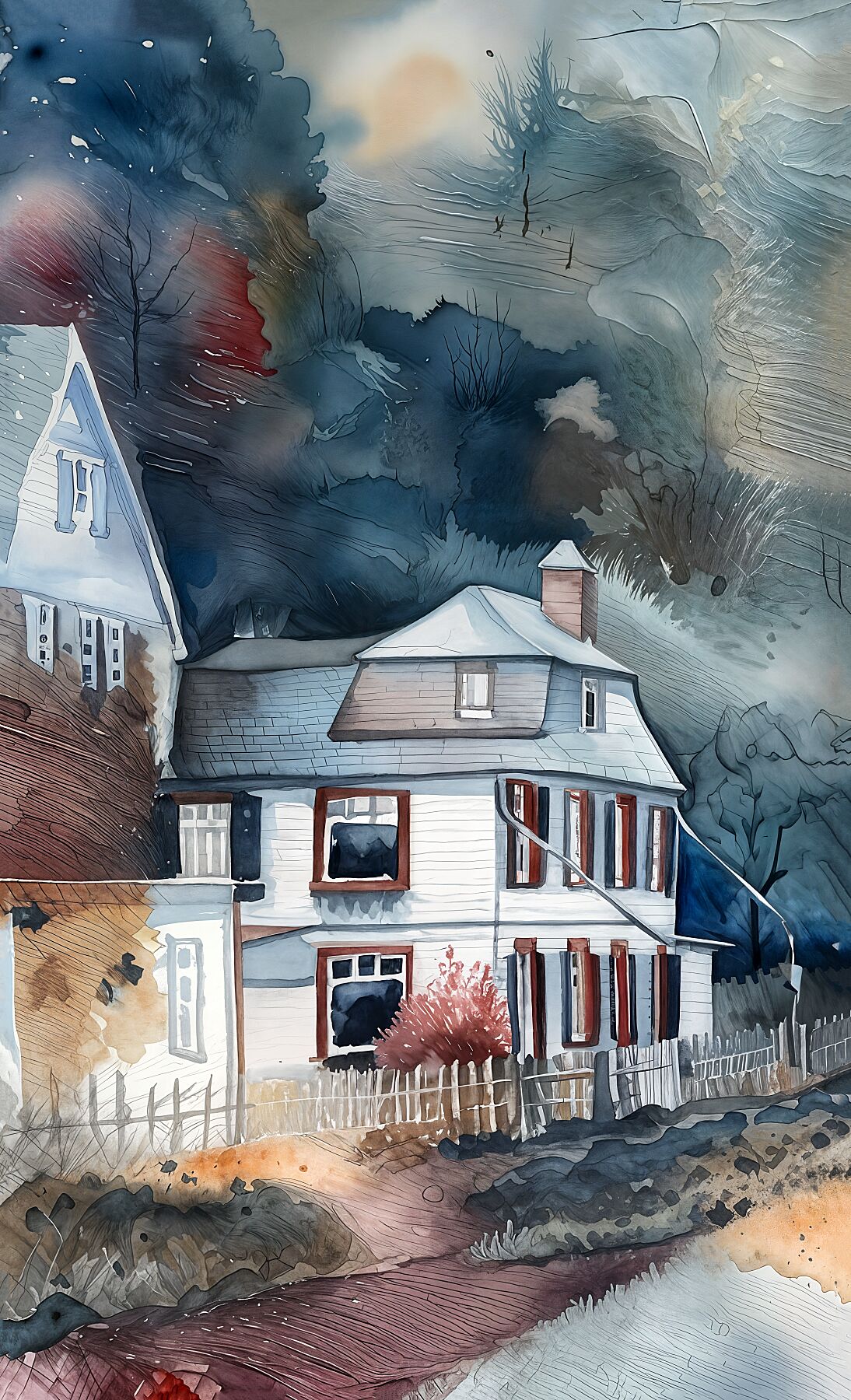 Fine Art Print of Cozy Cottage, Wall Decor, Home Aesthetic, Housewarming Gift, Nature Scene, Cozy Atmosphere, Living Room