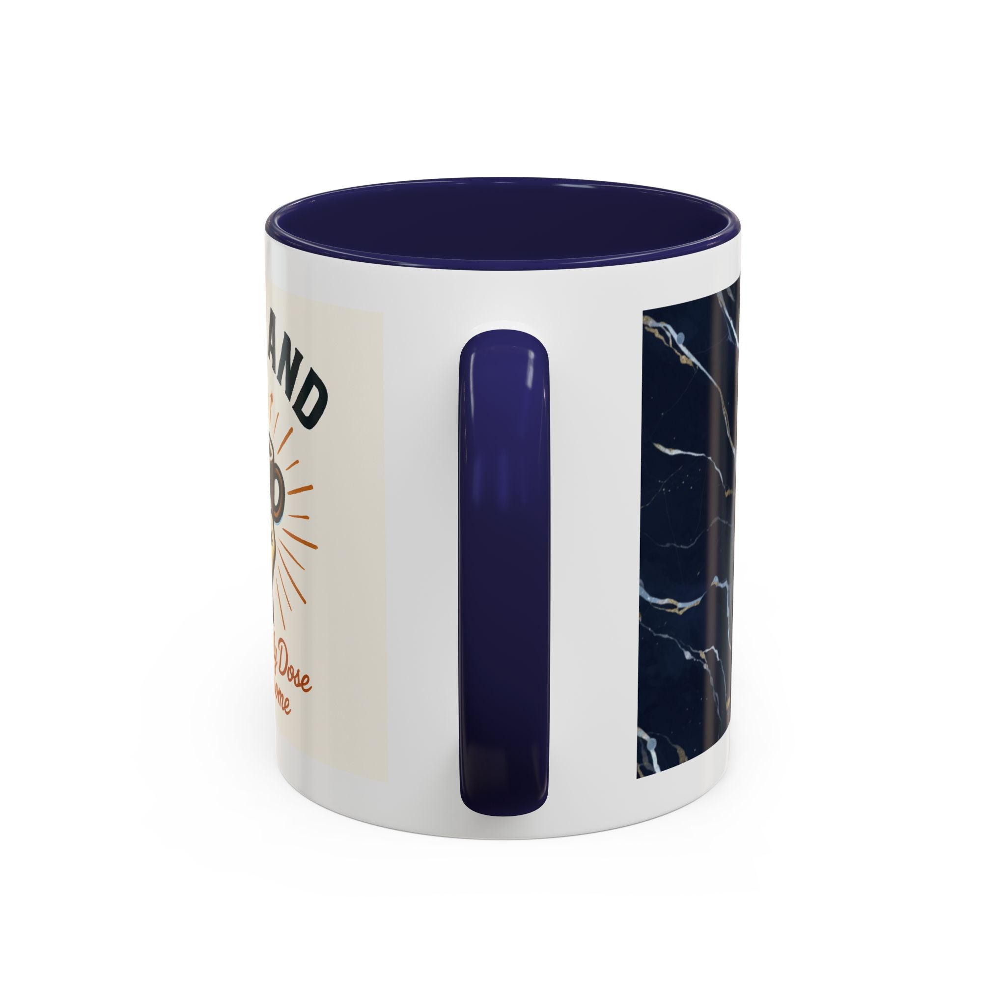 Sunshine Coffee Pour Mug Accent Coffee Mug | retro sunburst coffee design
