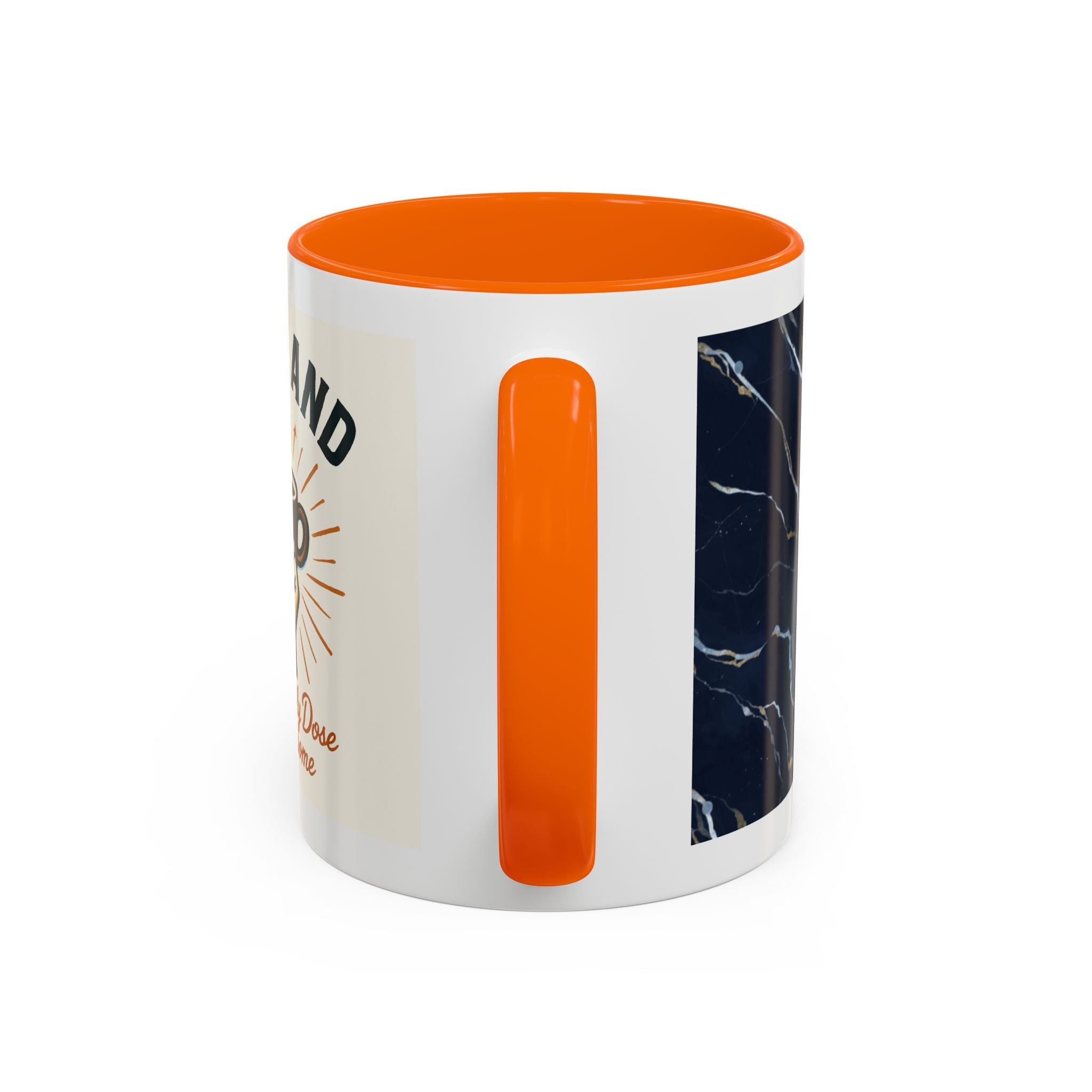 Sunshine Coffee Pour Mug Accent Coffee Mug | retro sunburst coffee design
