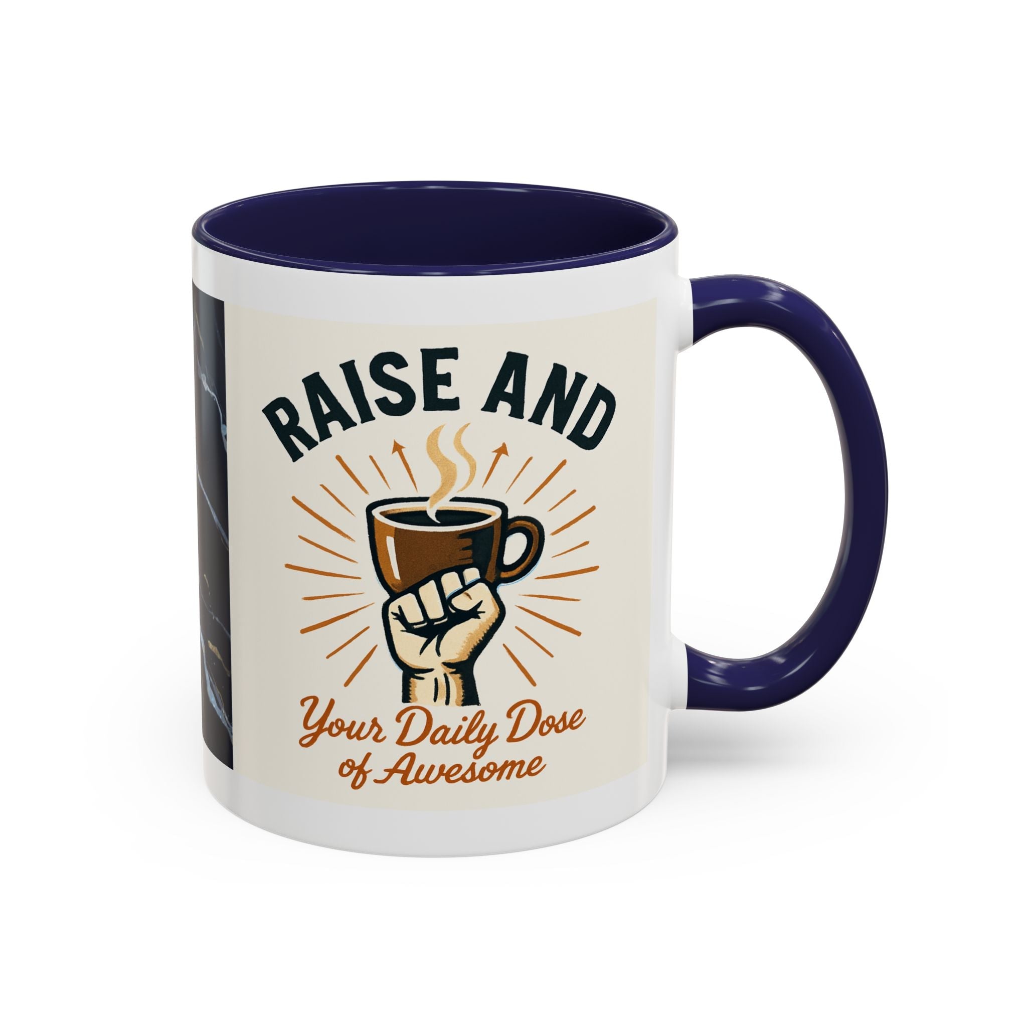 Sunshine Coffee Pour Mug Accent Coffee Mug | retro sunburst coffee design