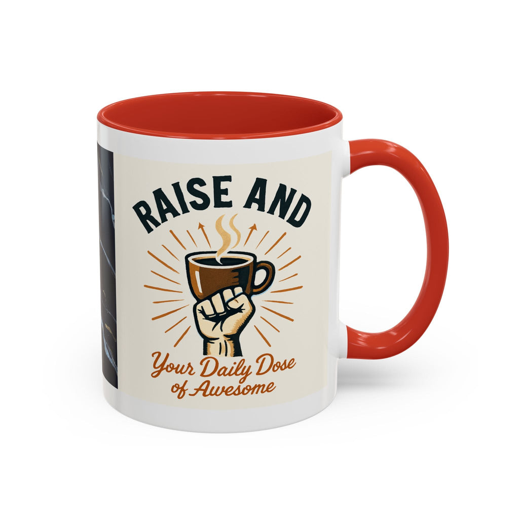 Sunshine Coffee Pour Mug Accent Coffee Mug | retro sunburst coffee design