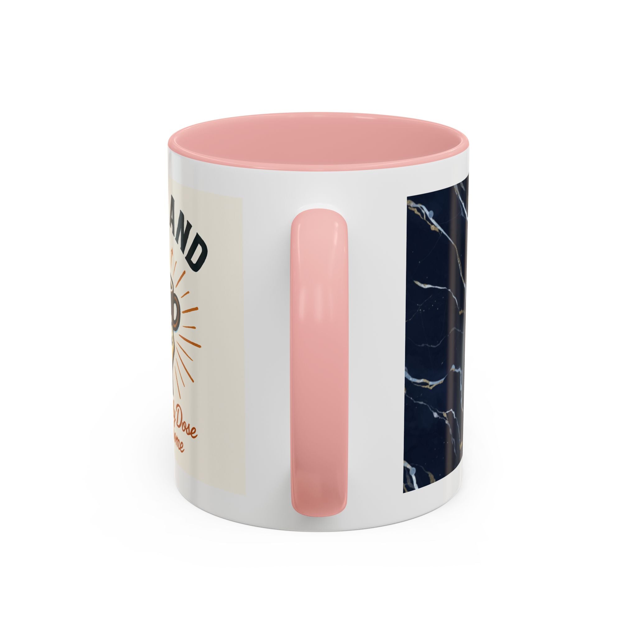 Sunshine Coffee Pour Mug Accent Coffee Mug | retro sunburst coffee design