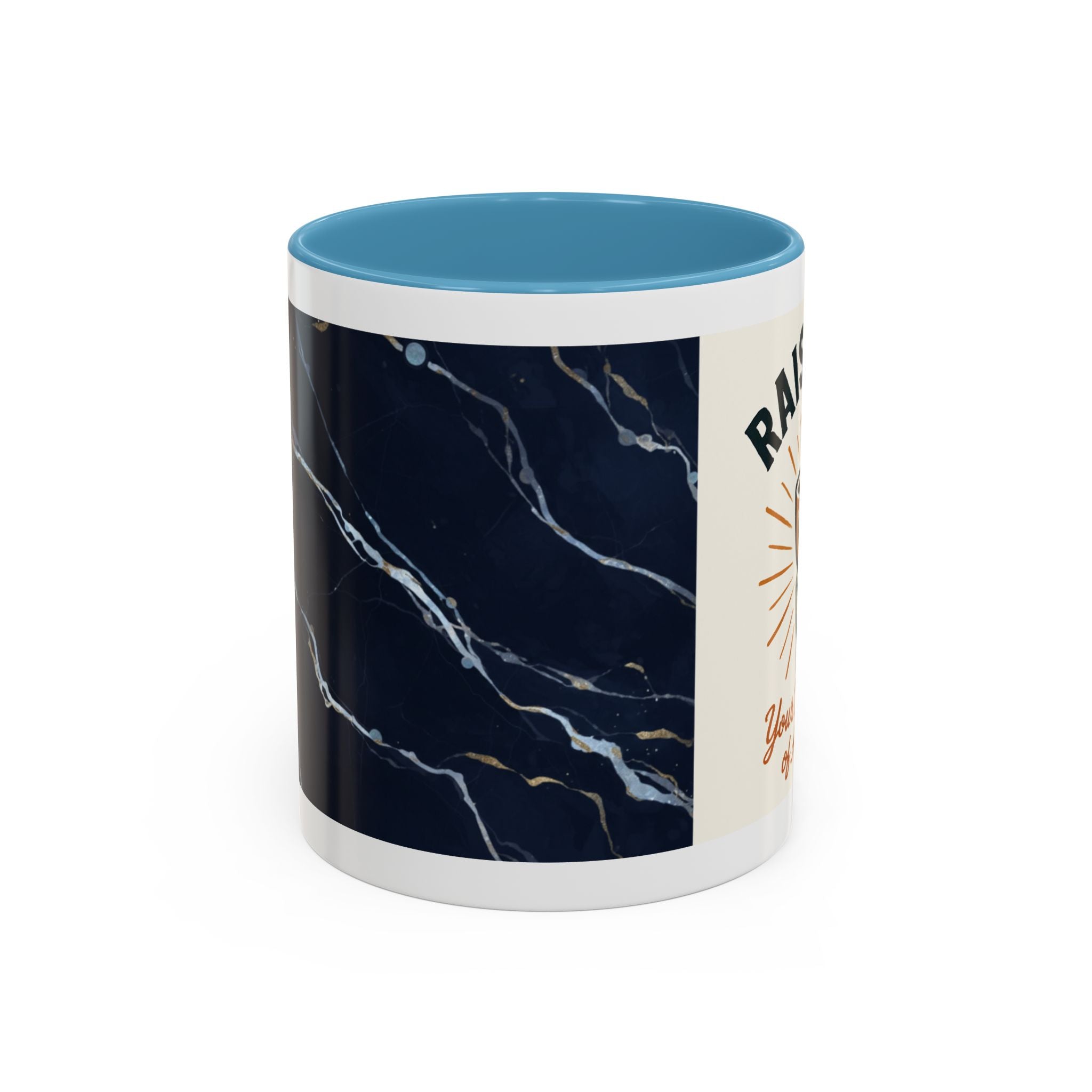 Sunshine Coffee Pour Mug Accent Coffee Mug | retro sunburst coffee design