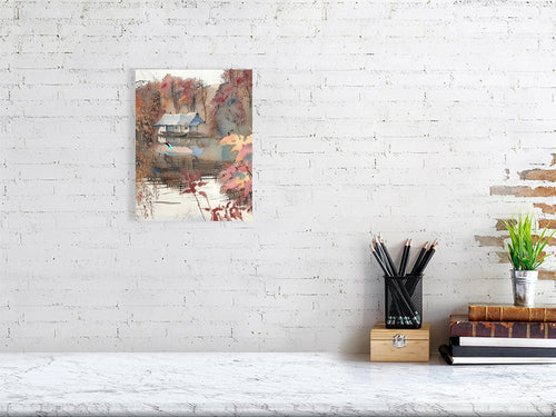 Artistic Canvas Wall Art, Home Decor, Nature Scene, Rustic Wall Decor, Gift for Nature Lovers, Cozy Living Room Decoration