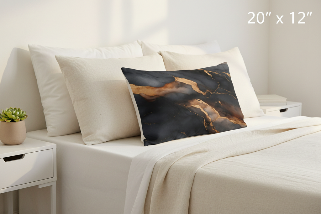 Decorative Pillow Case - Soft Polyester Pillowcase with Hidden Zipper