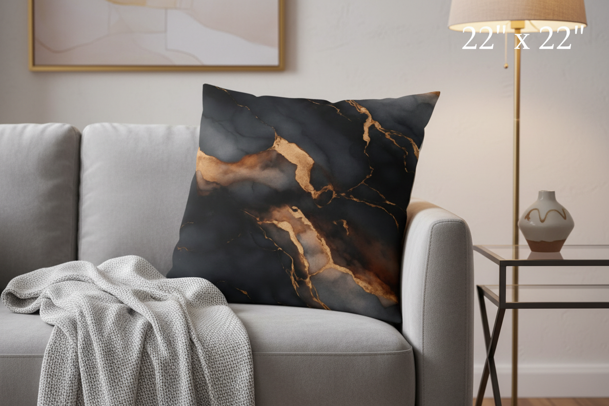 Decorative Pillow Case - Soft Polyester Pillowcase with Hidden Zipper