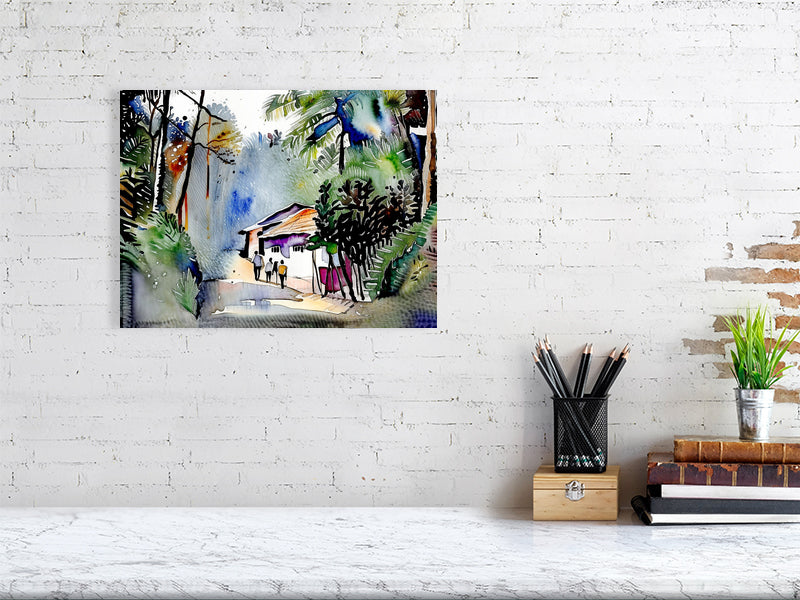 Watercolor Fine Art Print, Nature Decor, Home Gallery Wall, Boho Aesthetic, Gift for Art Lovers