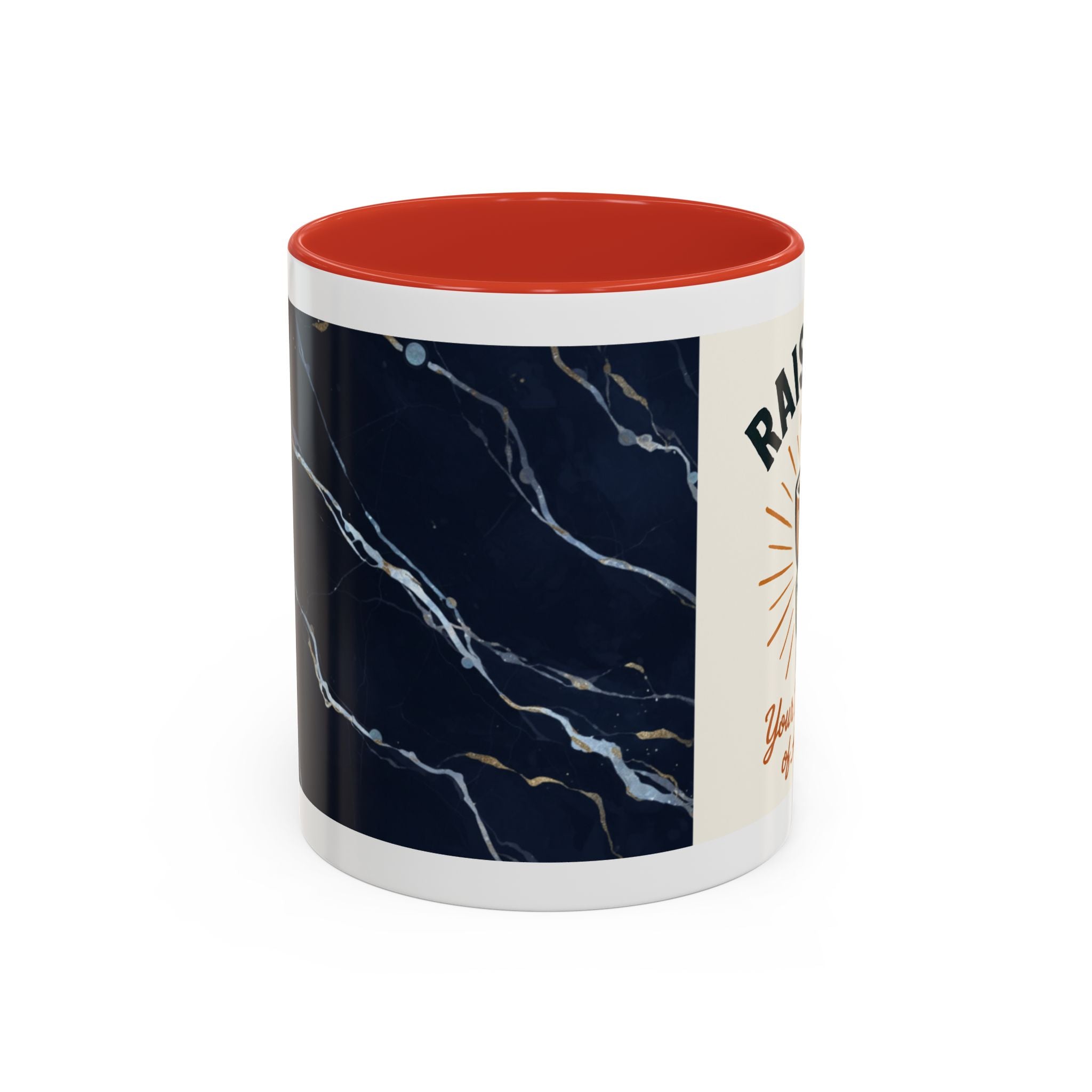 Sunshine Coffee Pour Mug Accent Coffee Mug | retro sunburst coffee design