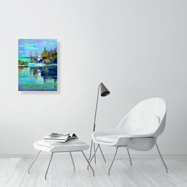 Fine Art Print, Colorful Landscape, Abstract Home Decor, Wall Art, Gift for Art Lovers, Modern Decor