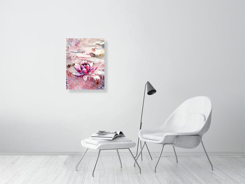 Multi-Color Fine Art Print, Lotus Flower Wall Decor, Home Decor, Gift for Art Lovers, Meditation Room Decor, [...]