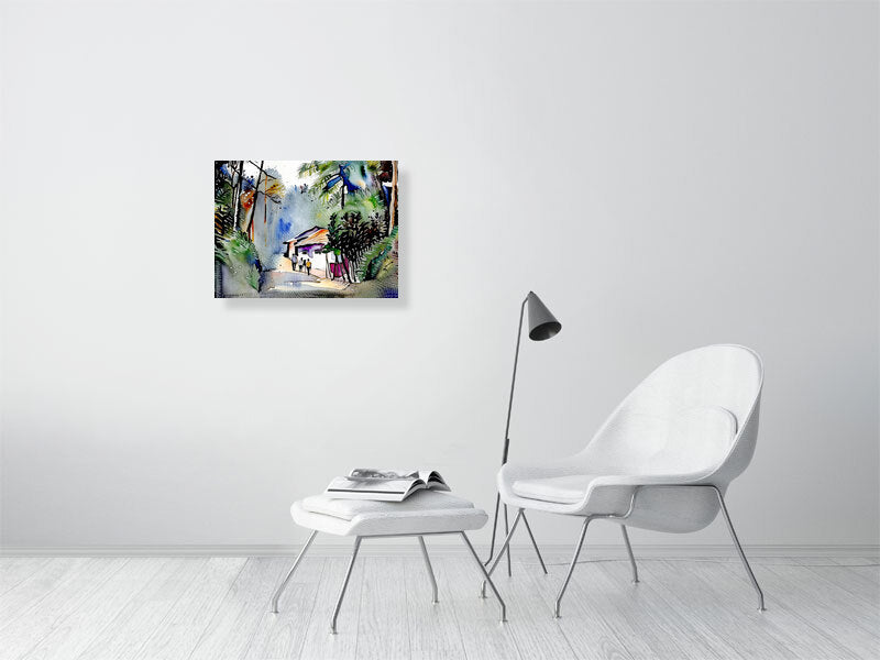 Watercolor Fine Art Print, Nature Decor, Home Gallery Wall, Boho Aesthetic, Gift for Art Lovers