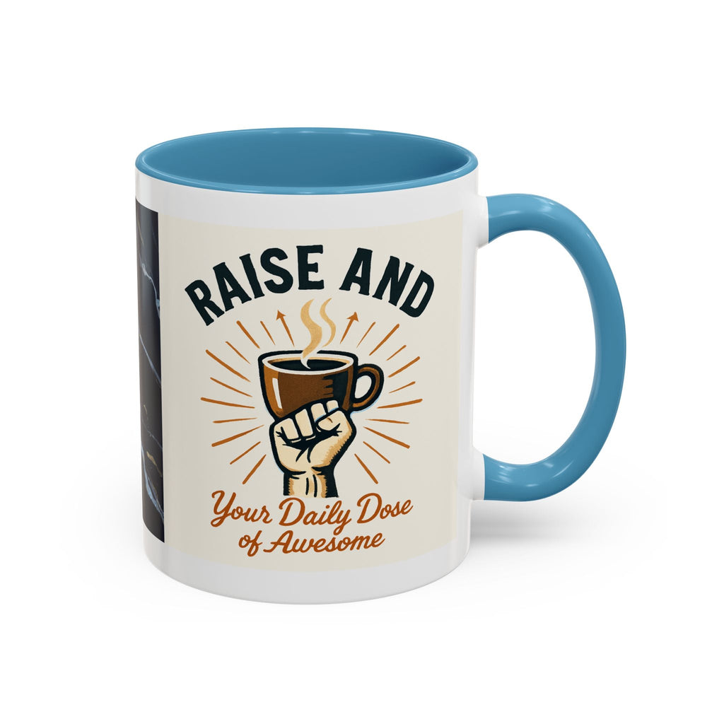 Sunshine Coffee Pour Mug Accent Coffee Mug | retro sunburst coffee design