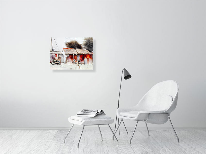 Fine Art Print, Rustic Wall Decor, Motorcycle Artwork, Vintage Home Decor, Gift for Bikers, Nature Art, Unique Art Piece