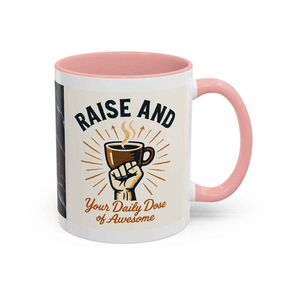 Sunshine Coffee Pour Mug Accent Coffee Mug | retro sunburst coffee design