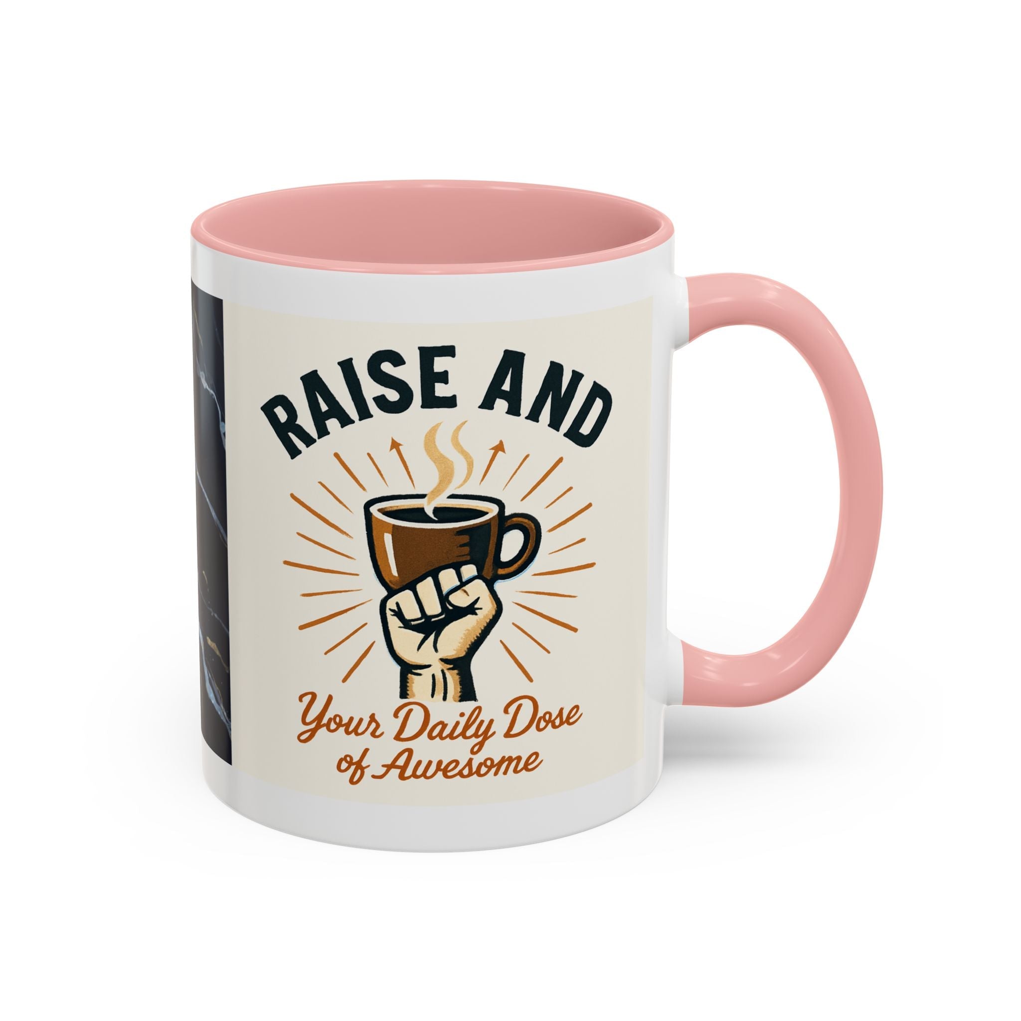 Sunshine Coffee Pour Mug Accent Coffee Mug | retro sunburst coffee design