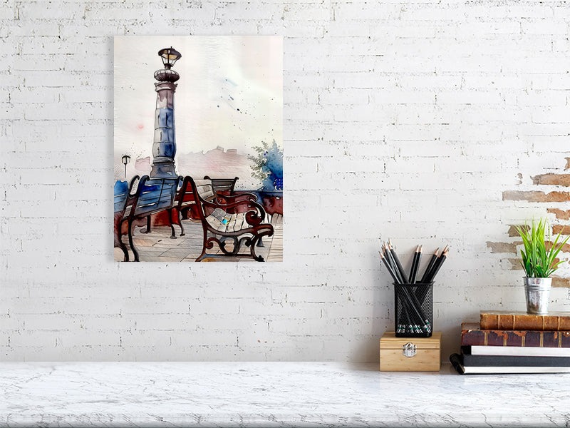 Fine Art Watercolor Art Print, Multi-color Wall Decor for Home, Perfect Gift for Art Lovers, Office Decoration, Unique Housewarming Present