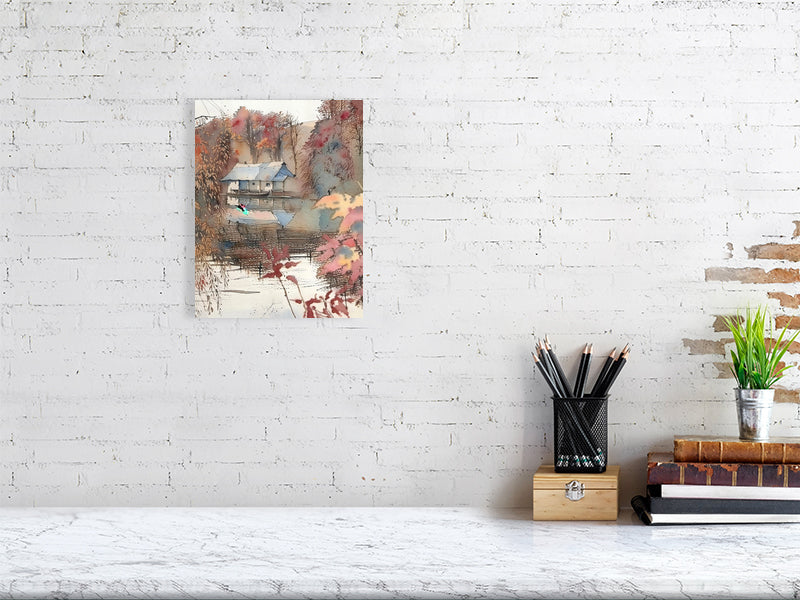 Artistic Canvas Wall Art, Home Decor, Nature Scene, Rustic Wall Decor, Gift for Nature Lovers, Cozy Living Room Decoration