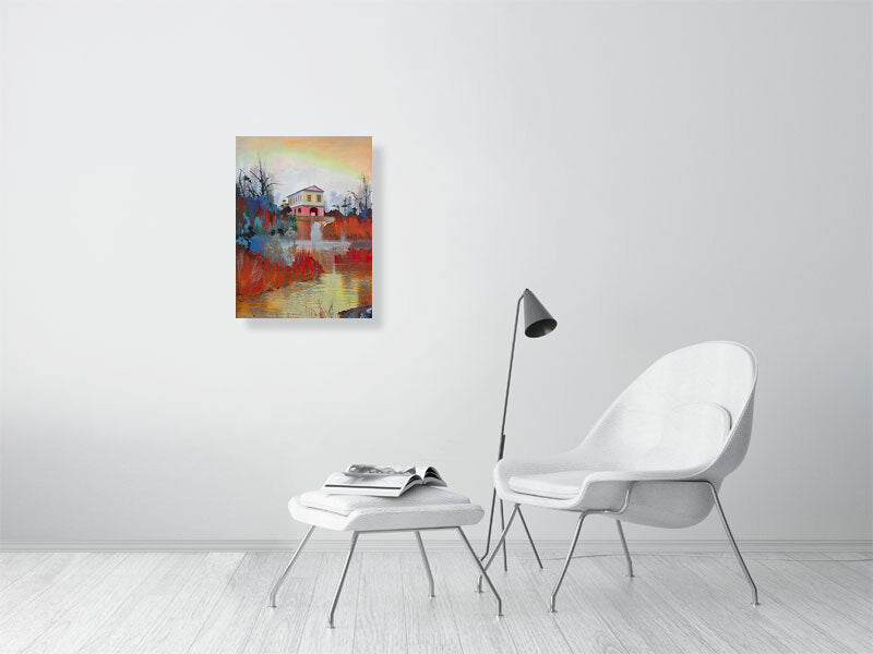 Artistic Wall Fine Art Print, Home Decor, Colorful Landscape, Contemporary Artwork, Gift for Nature Lovers
