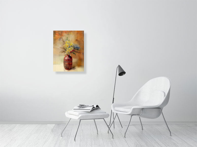 Floral Wall Art Print, Elegant Home Decor, Canvas Picture for Living Room, Birthday Gift, Housewarming, Art Lover's Delight