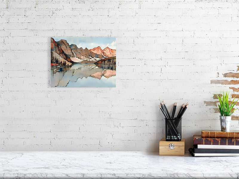 Fine Art Print - Scenic Mountain Reflection, Nature Decor, Home Aesthetic, Gift for Nature Lovers, Rustic Wall Decor