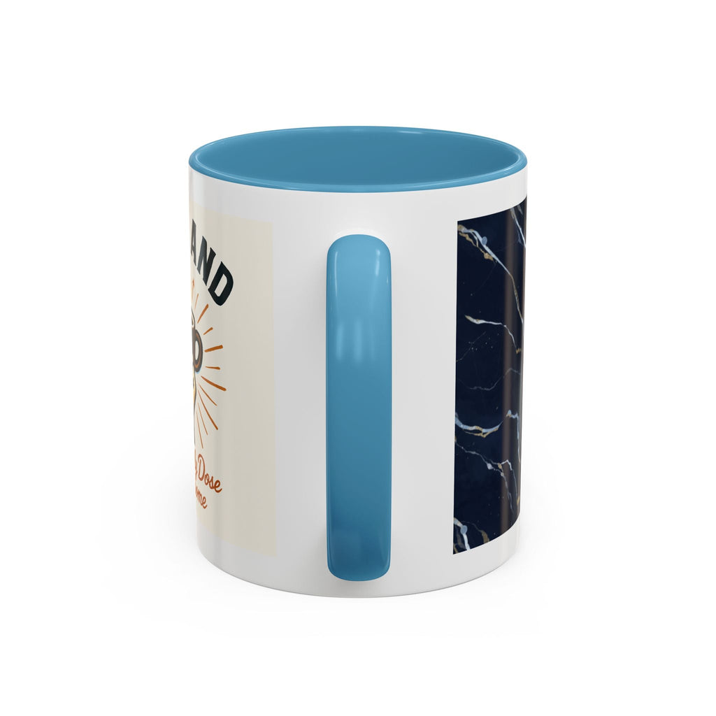 Sunshine Coffee Pour Mug Accent Coffee Mug | retro sunburst coffee design