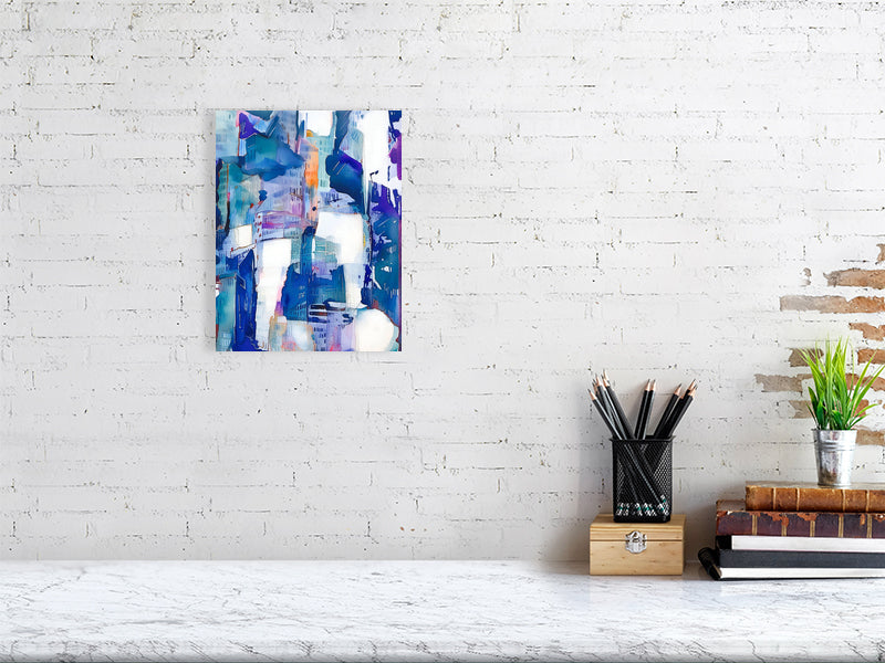Vibrant Abstract Cityscape Fine Art Print, Modern Wall Decor, Colorful Artwork for Home, Art Gift, Living Room Decor, Office Decoration
