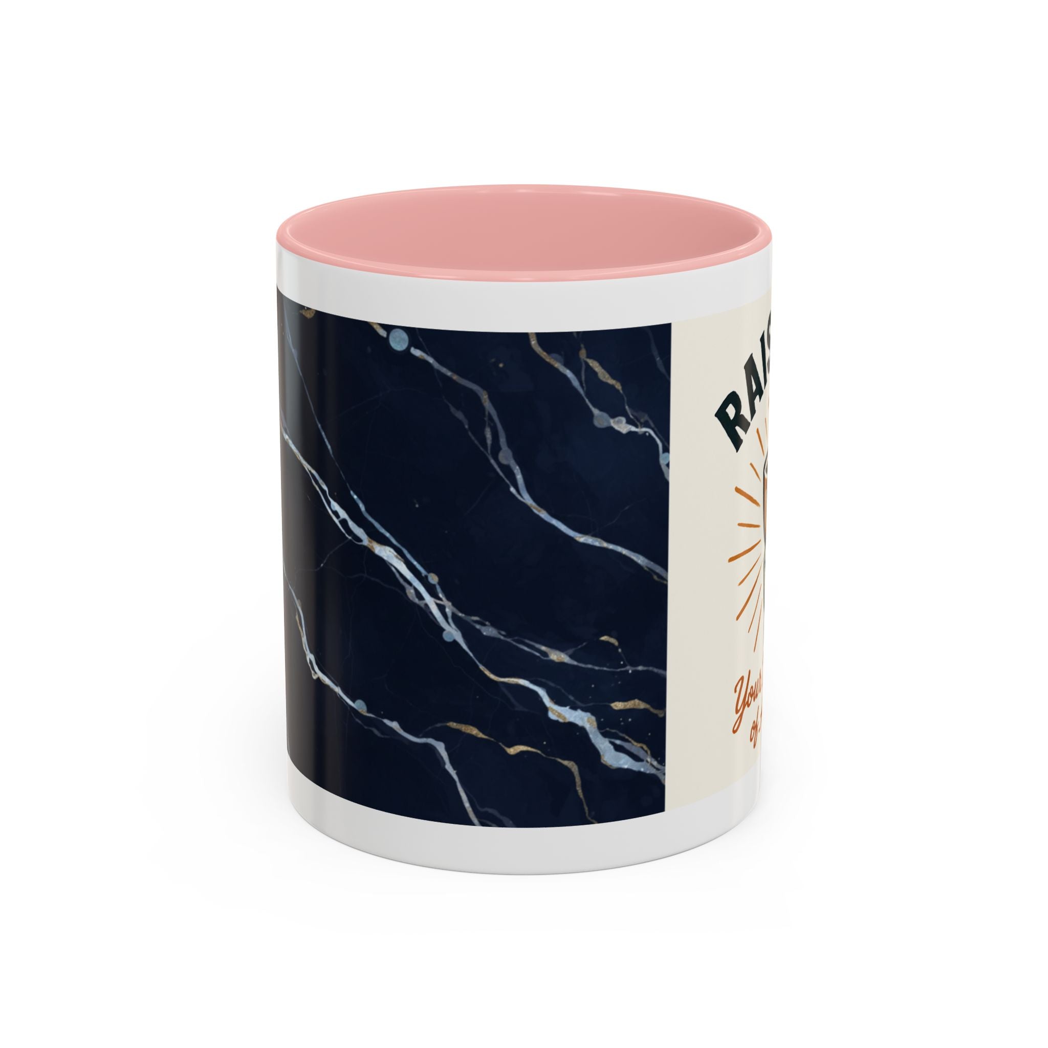 Sunshine Coffee Pour Mug Accent Coffee Mug | retro sunburst coffee design
