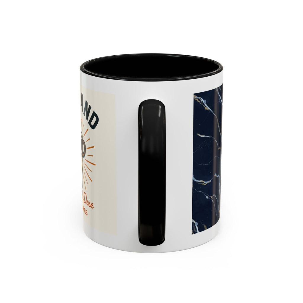 Sunshine Coffee Pour Mug Accent Coffee Mug | retro sunburst coffee design