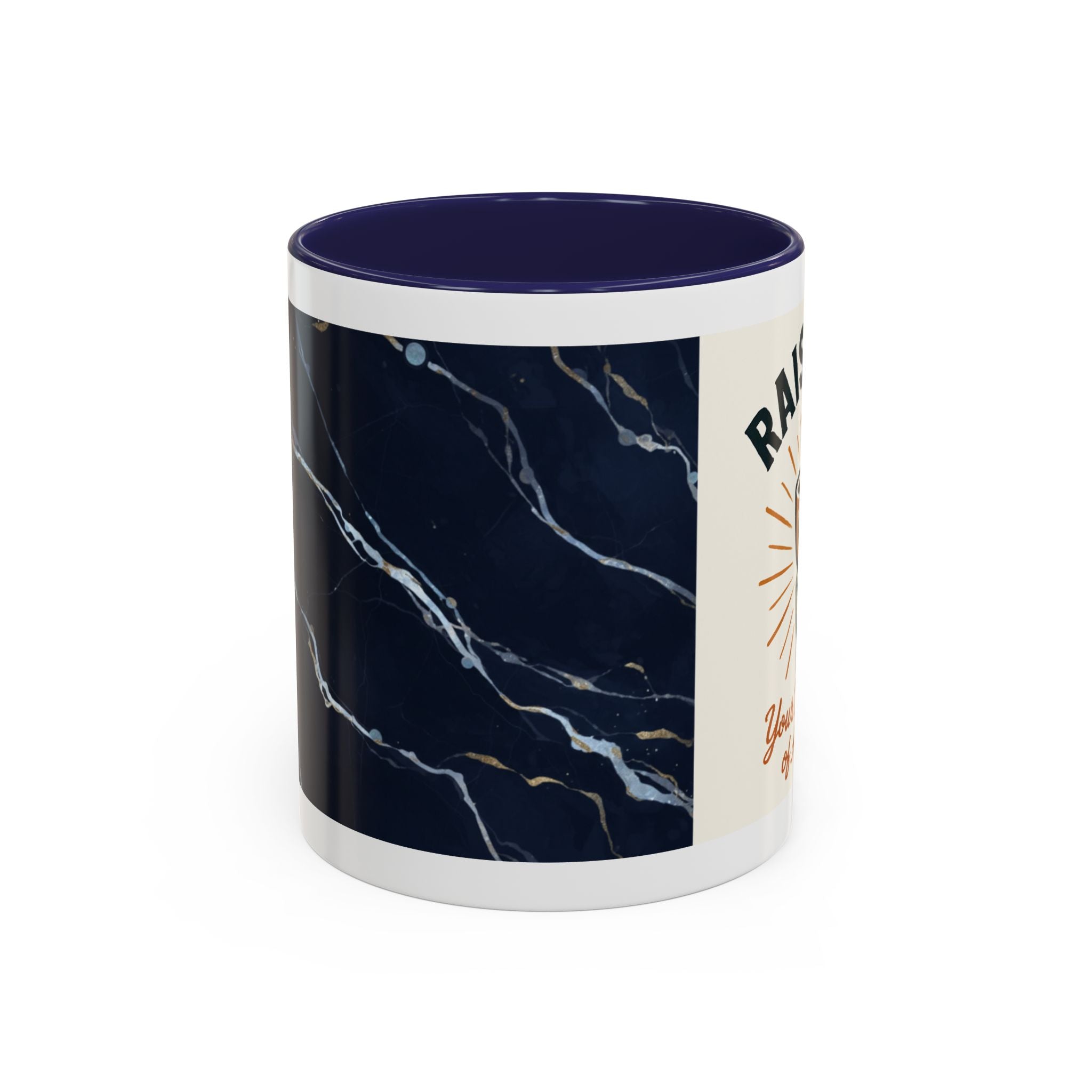 Sunshine Coffee Pour Mug Accent Coffee Mug | retro sunburst coffee design