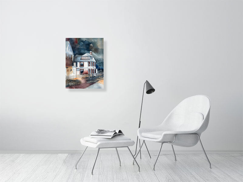 Fine Art Print of Cozy Cottage, Wall Decor, Home Aesthetic, Housewarming Gift, Nature Scene, Cozy Atmosphere, Living Room