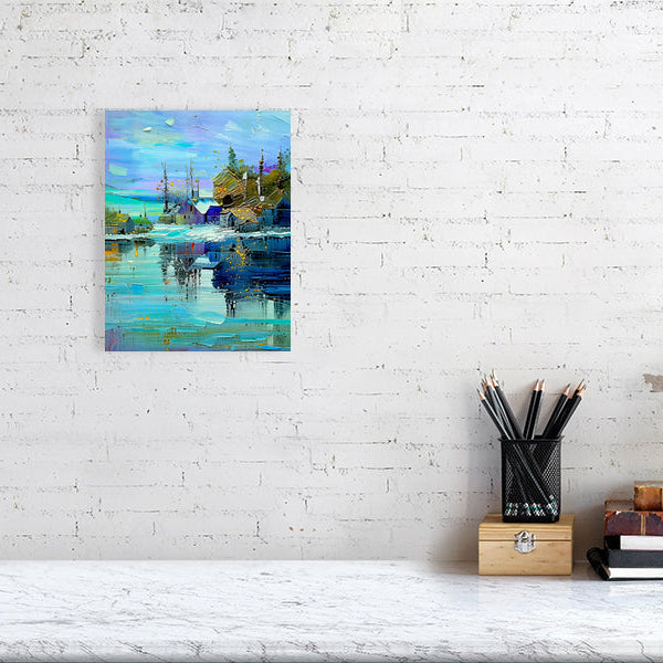 Fine Art Print, Colorful Landscape, Abstract Home Decor, Wall Art, Gift for Art Lovers, Modern Decor