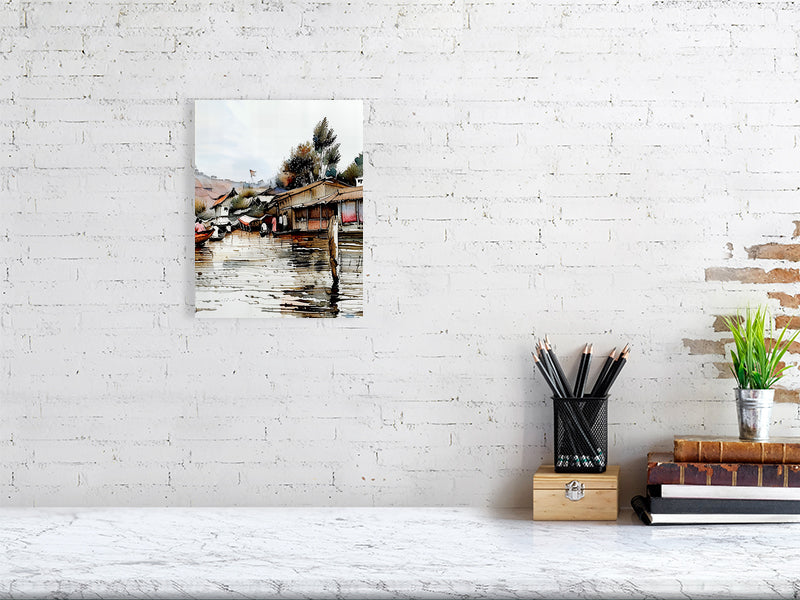 Elegant Watercolor Landscape Fine Art Print, Home Decor, Wall Art, Gift, Office Decoration, Art for Nature Lovers