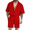 Cardigan casual beach shorts set