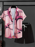Resort wear Luxury Style Men's Short-sleeved outfit