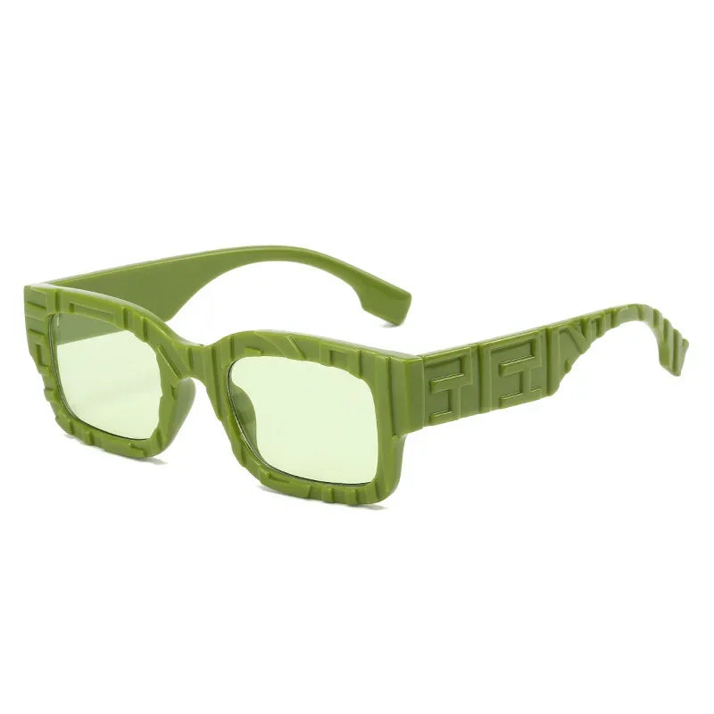 Luxury Brand Designer Square Sunglasses