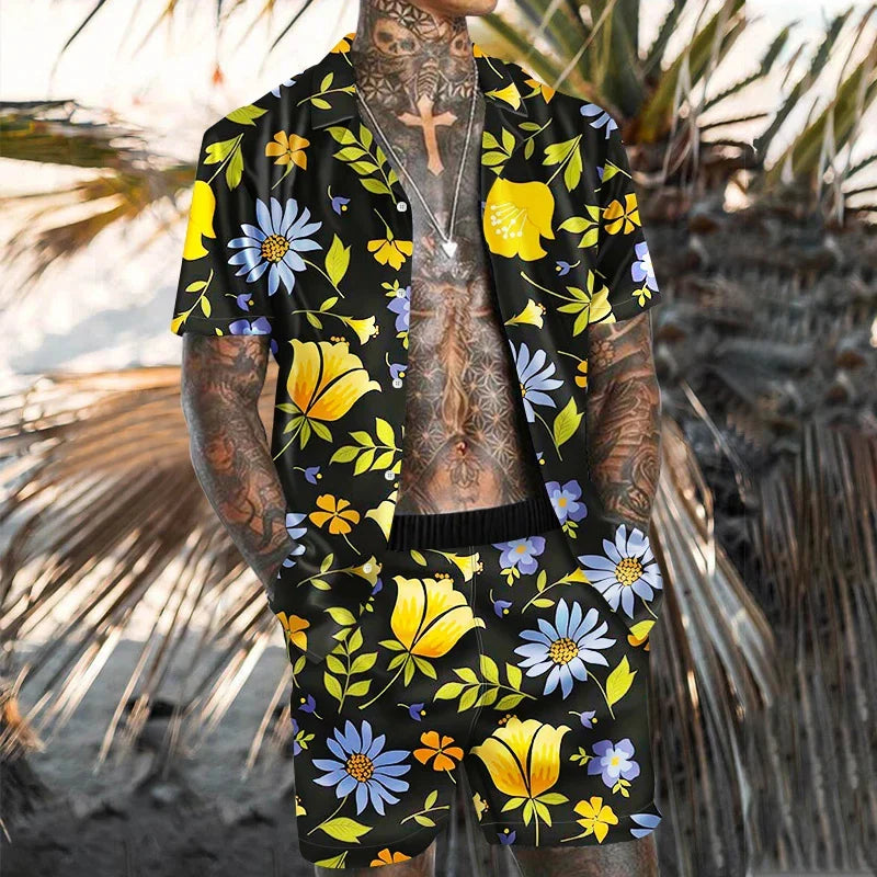 Comfortable vacay men beach short set