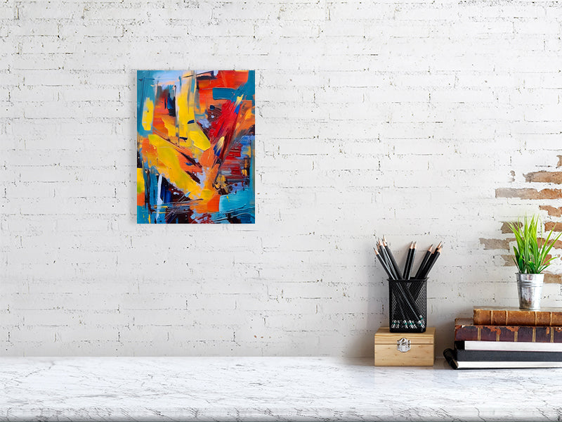 Vibrant Abstract Expressionist Fine Art Print, Colorful Wall Decor, Modern Home Accent, Gift for Art Lovers, Contemporary Artwork