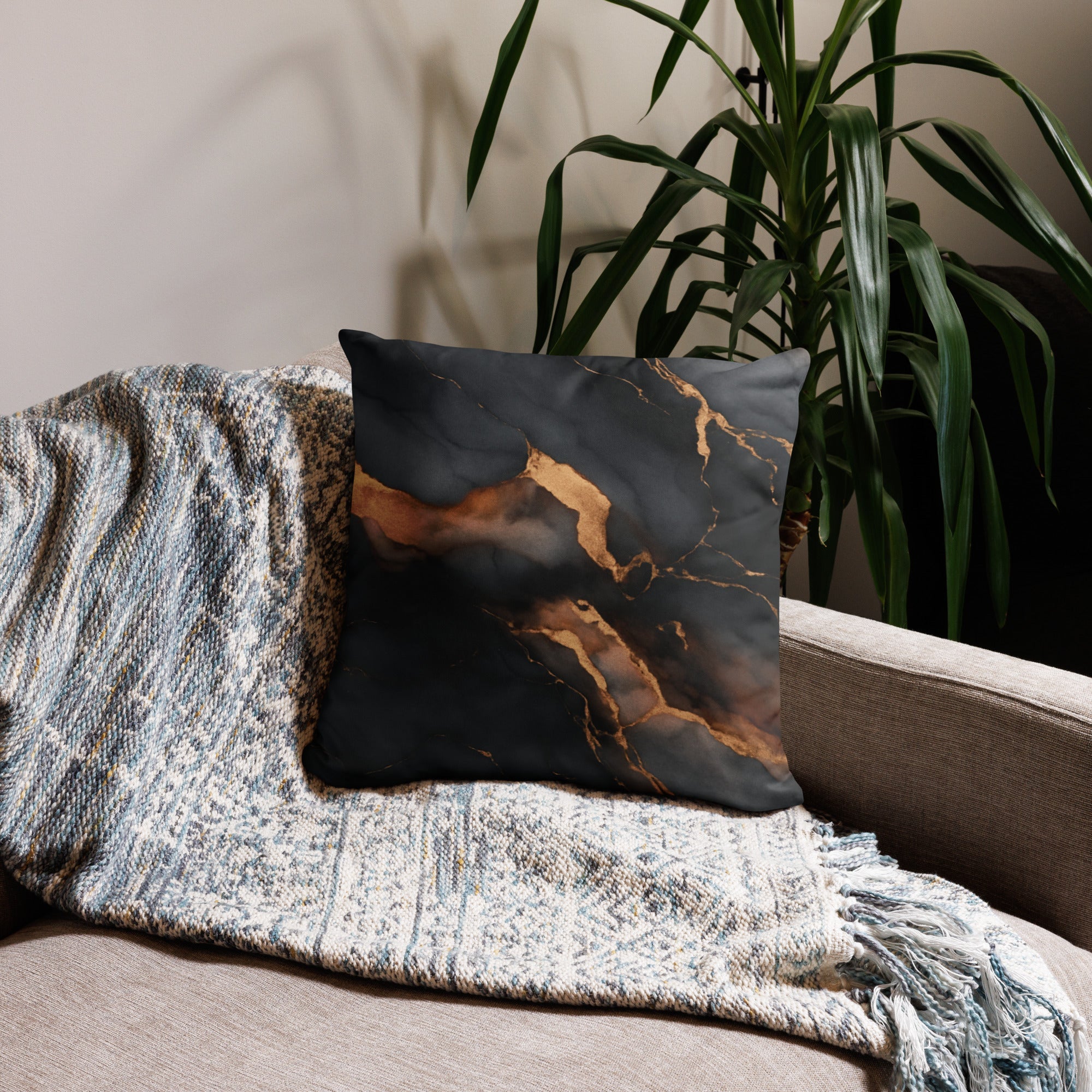 Decorative Pillow Case - Soft Polyester Pillowcase with Hidden Zipper