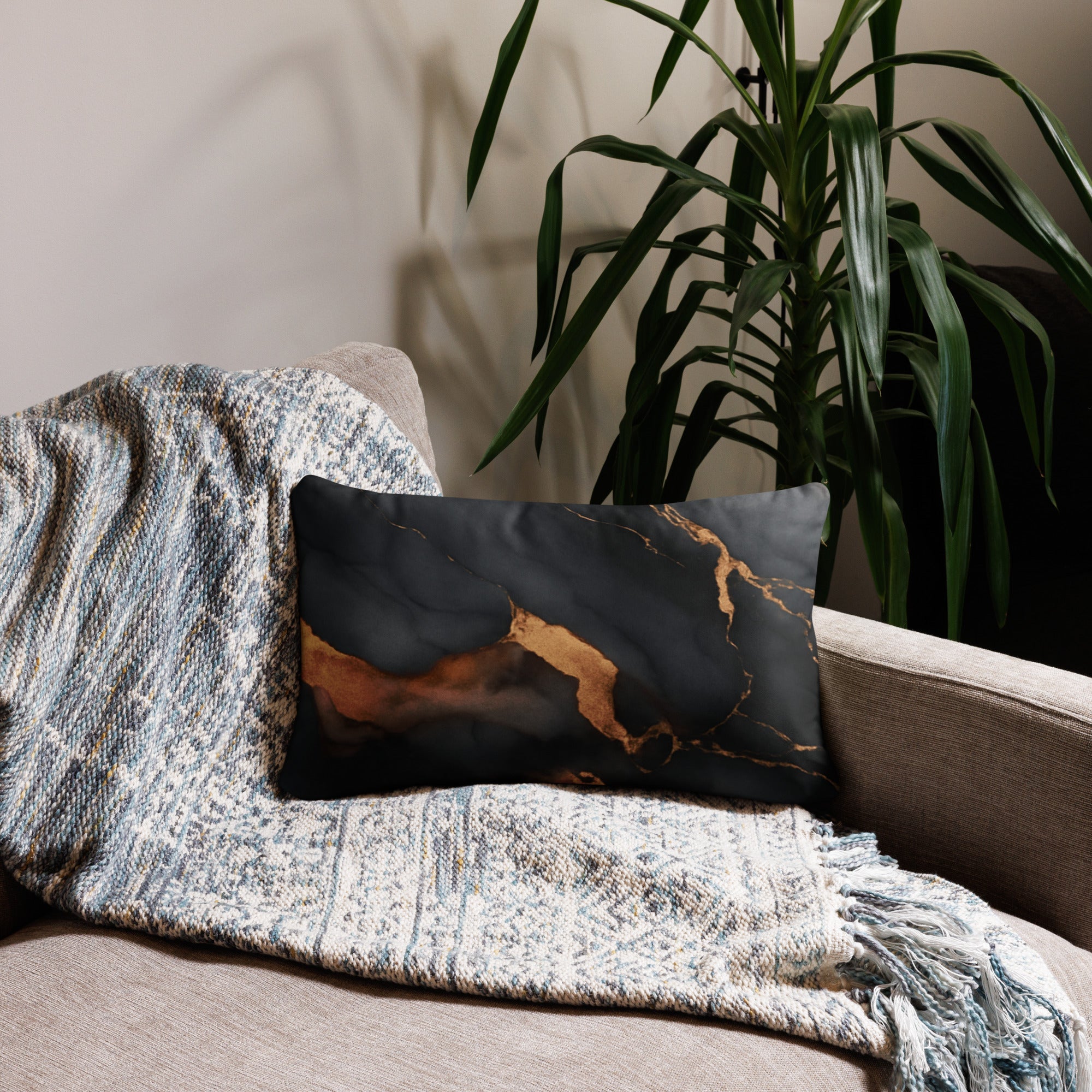 Decorative Pillow Case - Soft Polyester Pillowcase with Hidden Zipper
