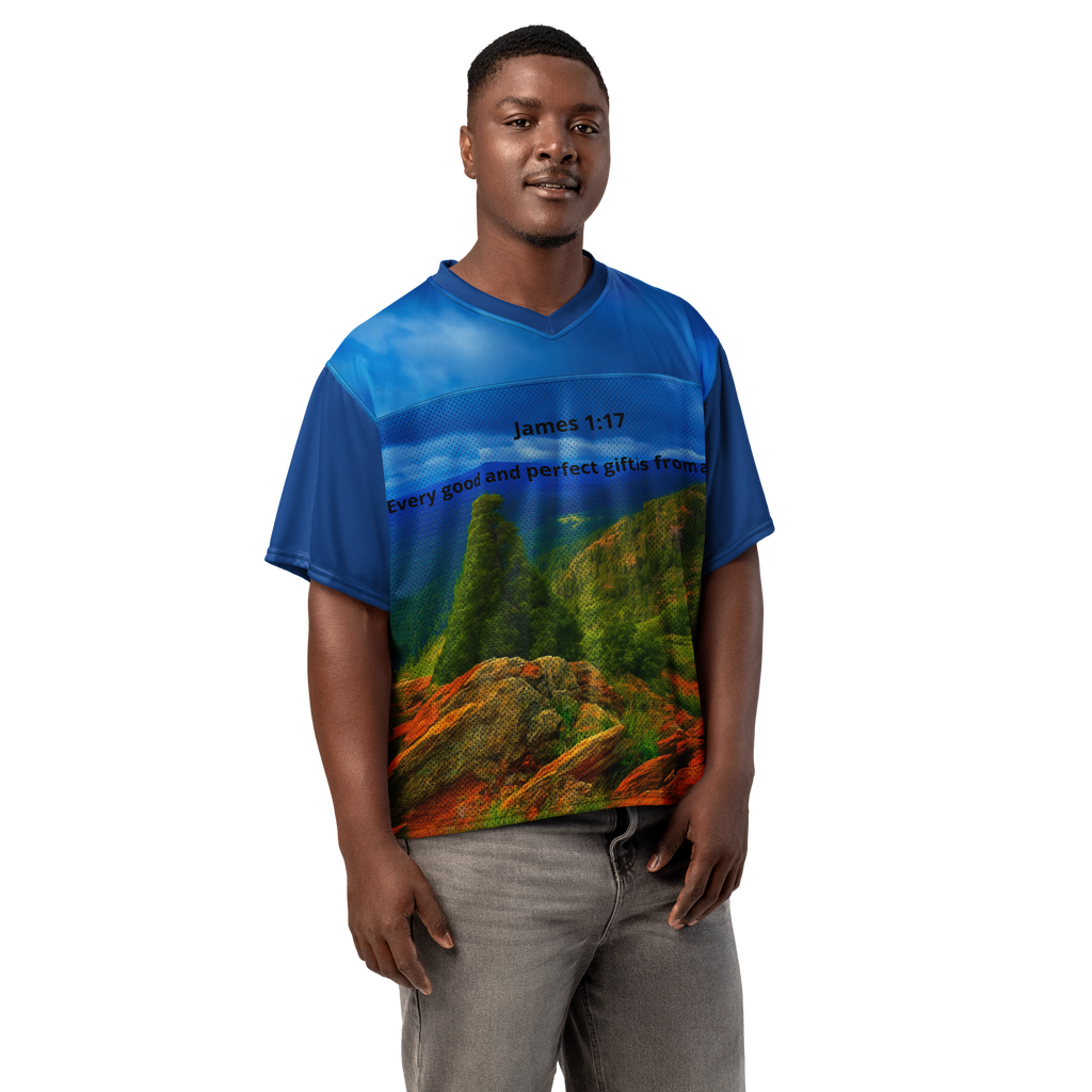 Boxy Football Jersey - Relaxed Fit Casual Sportswear for Men