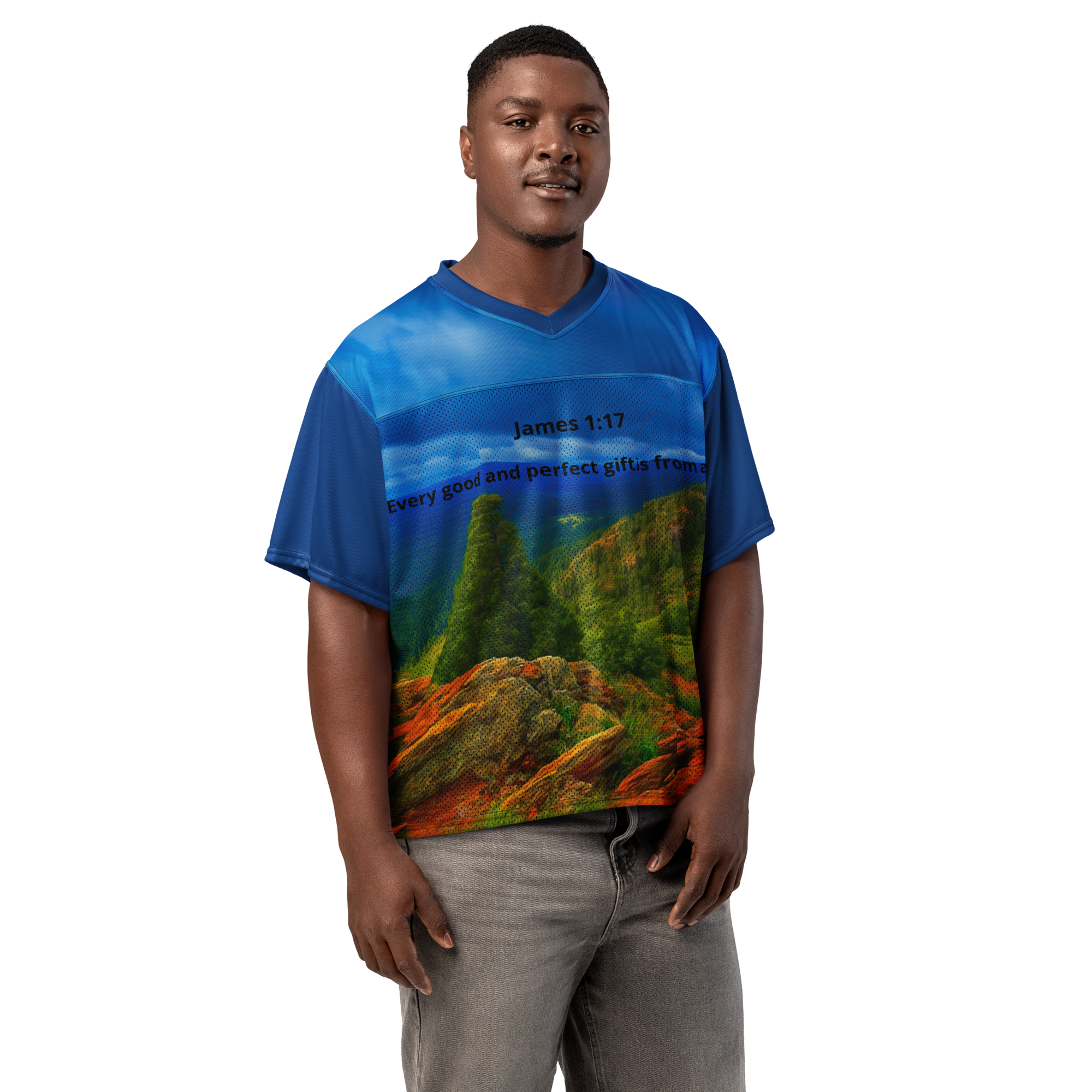 Boxy Football Jersey - Relaxed Fit Casual Sportswear for Men