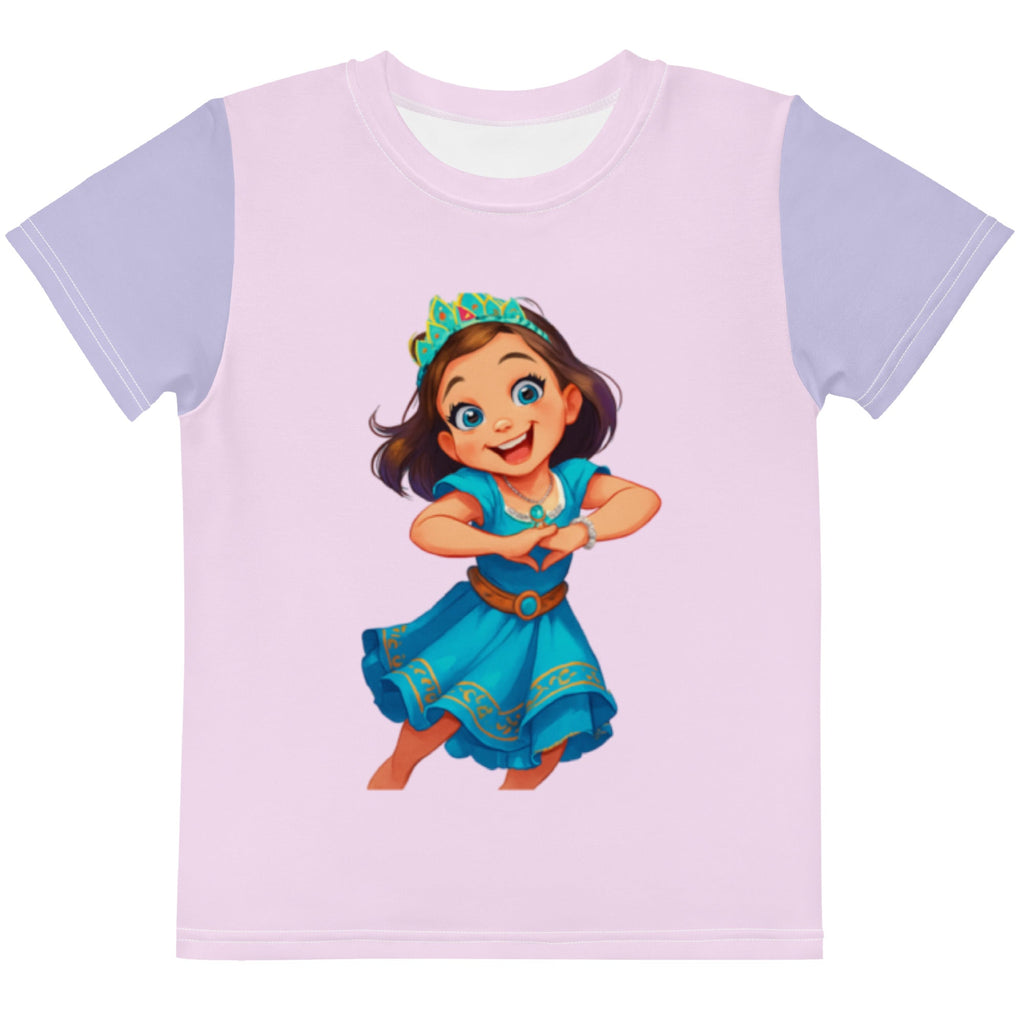 Kids Cotton Crew Neck T-Shirt - Soft Stretch Tee for Children