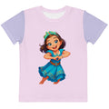 Kids Cotton Crew Neck T-Shirt - Soft Stretch Tee for Children