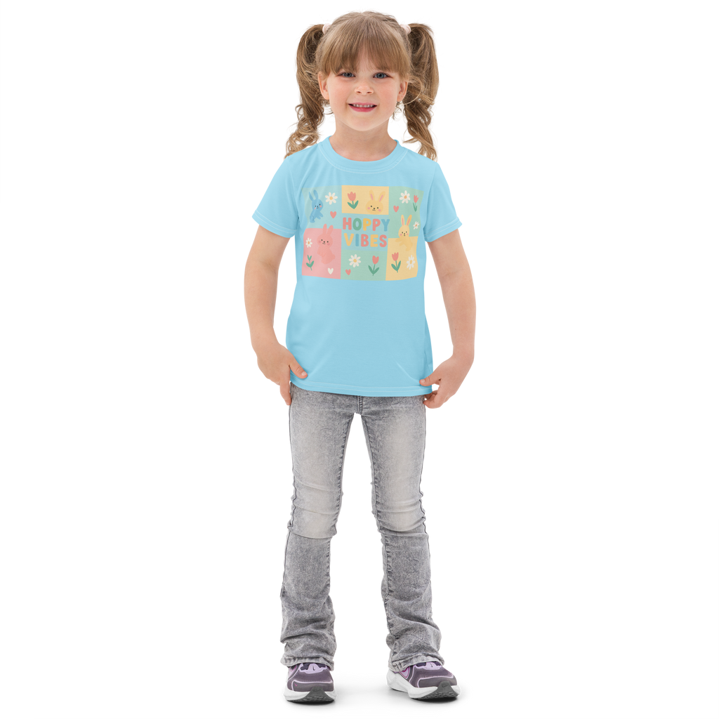 Kids Cotton Crew Neck T-Shirt - Soft Comfortable Tee for Children