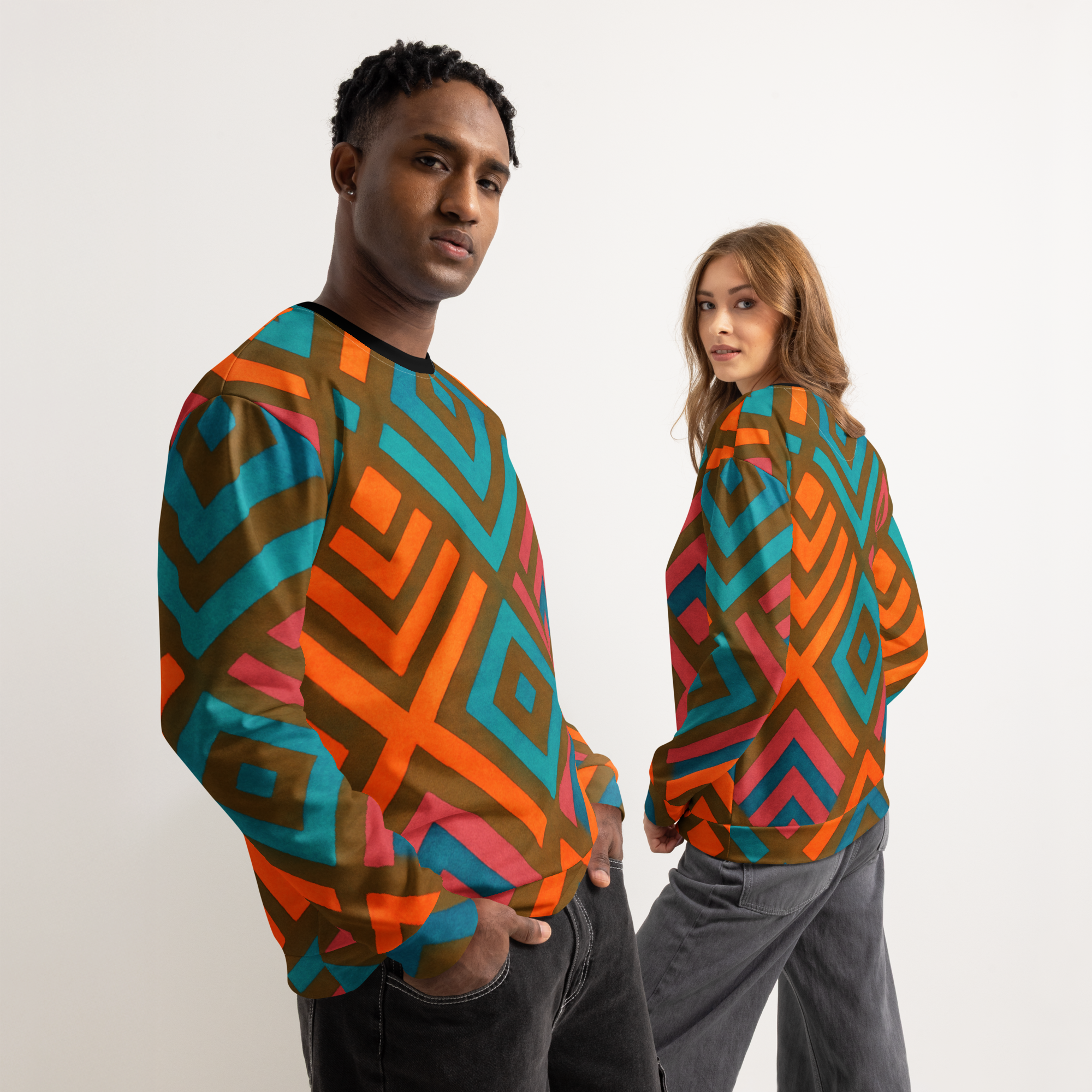 Unisex Cotton Sweatshirt - Cozy Everyday Pullover for Men & Women
