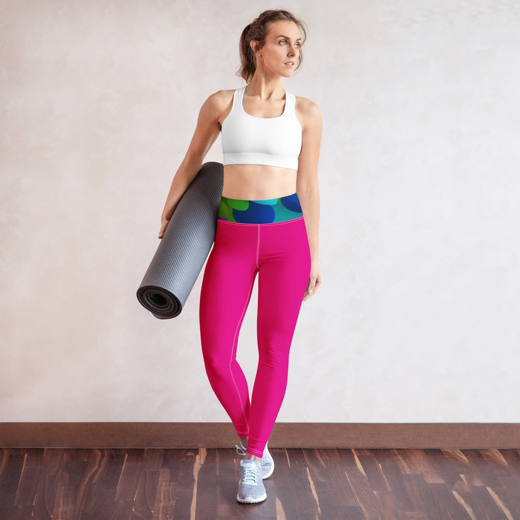 Pink Yoga Leggings | Created with Color Activewear | Faith-Inspired Fitness for Women