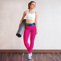 Pink Yoga Leggings | Created with Color Activewear | Faith-Inspired Fitness for Women