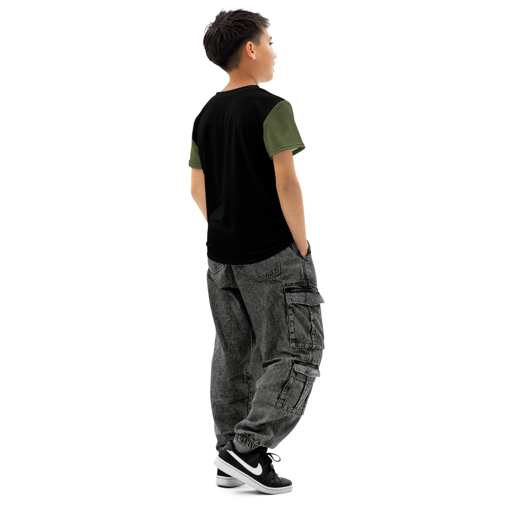 Youth Cotton Crew Neck T-Shirt | Soft Kids Tee | Comfortable Everyday Wear