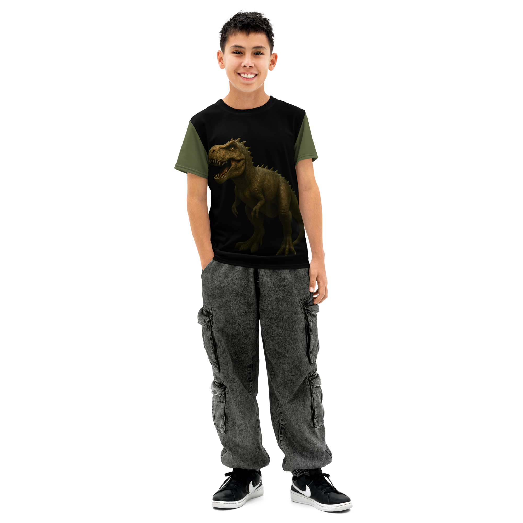 Youth Cotton Crew Neck T-Shirt | Soft Kids Tee | Comfortable Everyday Wear
